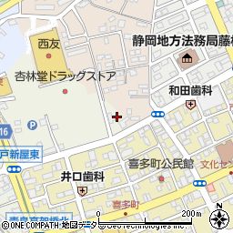 静岡県藤枝市瀬戸新屋199周辺の地図
