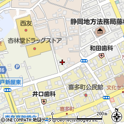 静岡県藤枝市瀬戸新屋199周辺の地図