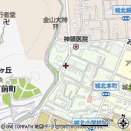 兵庫県姫路市城北本町8-12周辺の地図