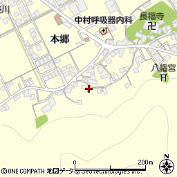 島根県浜田市内村町658周辺の地図