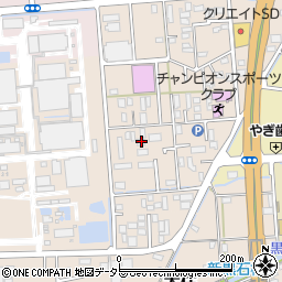 静岡県焼津市三ケ名84周辺の地図