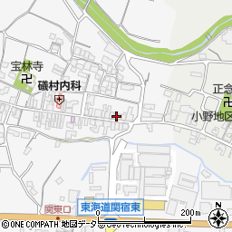 三重県亀山市関町木崎1498周辺の地図
