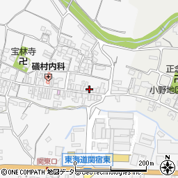 三重県亀山市関町木崎1499周辺の地図
