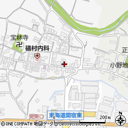 三重県亀山市関町木崎1501周辺の地図