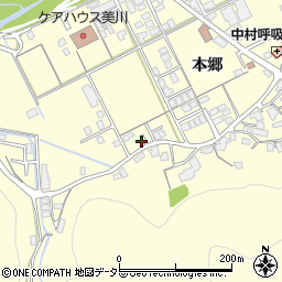 島根県浜田市内村町本郷572-5周辺の地図