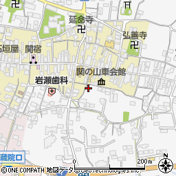三重県亀山市関町木崎228周辺の地図