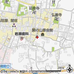 三重県亀山市関町木崎228周辺の地図