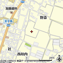 愛知県豊川市一宮町周辺の地図
