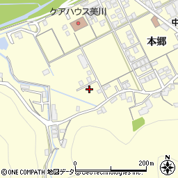 島根県浜田市内村町本郷481-9周辺の地図
