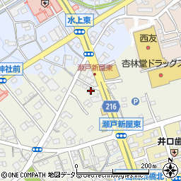 静岡県藤枝市瀬戸新屋115周辺の地図