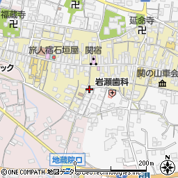 三重県亀山市関町木崎348周辺の地図