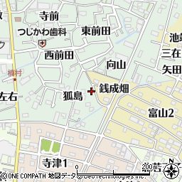 愛知県西尾市楠村町狐島31周辺の地図