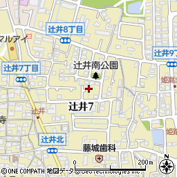 兵庫県姫路市辻井7丁目8周辺の地図