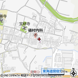 三重県亀山市関町木崎1521周辺の地図