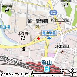 ｅｉｓｕ小中部亀山駅前校周辺の地図