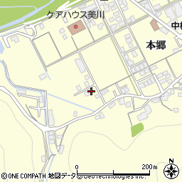 島根県浜田市内村町本郷481-10周辺の地図