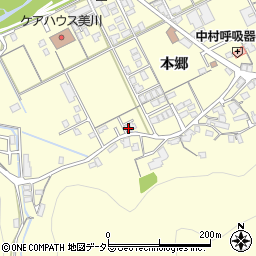 島根県浜田市内村町本郷573-2周辺の地図