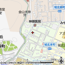 兵庫県姫路市城北本町9-7周辺の地図