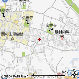 三重県亀山市関町木崎1579周辺の地図