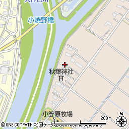 愛知県西尾市花蔵寺町（西島）周辺の地図