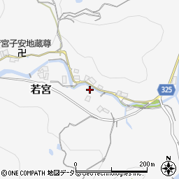 兵庫県川西市若宮ウツワ周辺の地図