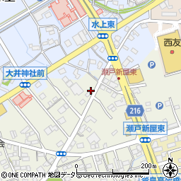 静岡県藤枝市瀬戸新屋231-2周辺の地図