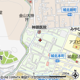 兵庫県姫路市城北本町9-14周辺の地図