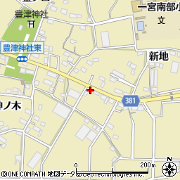 愛知県豊川市豊津町神ノ木99周辺の地図