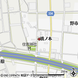 愛知県豊川市六角町橋ノ本41周辺の地図