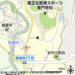 大阪府茨木市東福井周辺の地図