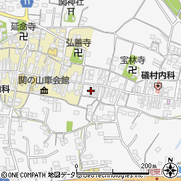 三重県亀山市関町木崎1573周辺の地図