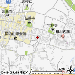三重県亀山市関町木崎1575周辺の地図