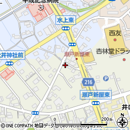 静岡県藤枝市瀬戸新屋116-4周辺の地図
