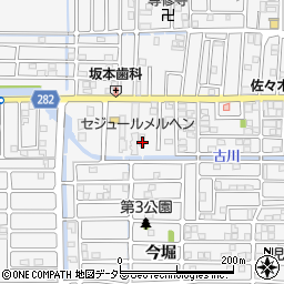 京都府城陽市寺田樋尻9周辺の地図