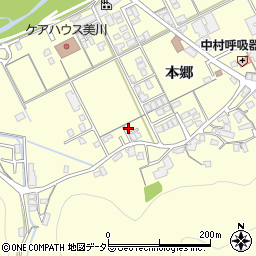 島根県浜田市内村町本郷573-3周辺の地図
