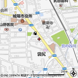 京都銀行城陽支店周辺の地図