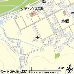 島根県浜田市内村町本郷481-4周辺の地図