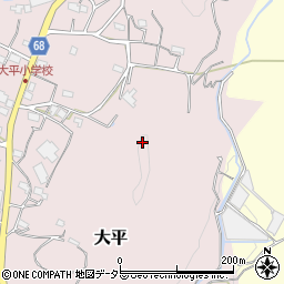 静岡県浜松市浜名区大平1060周辺の地図