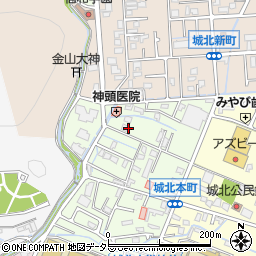 兵庫県姫路市城北本町14周辺の地図