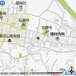 三重県亀山市関町木崎1555周辺の地図
