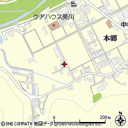 島根県浜田市内村町本郷481-3周辺の地図