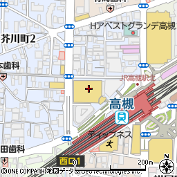 株式会社もりもと　芥川店周辺の地図
