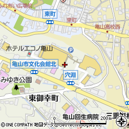 スーパーサンシ亀山エコー店周辺の地図