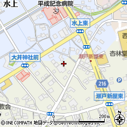 静岡県藤枝市瀬戸新屋232-1周辺の地図