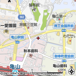 三重県亀山市御幸町272周辺の地図