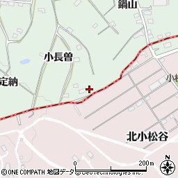 愛知県常滑市檜原小長曽15-16周辺の地図