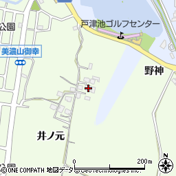 京都府八幡市美濃山井ノ元23周辺の地図