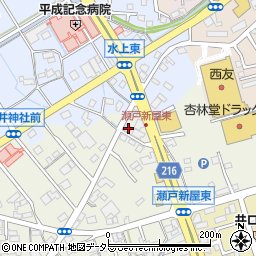 静岡県藤枝市瀬戸新屋226周辺の地図