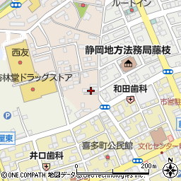 静岡県藤枝市南新屋336-10周辺の地図