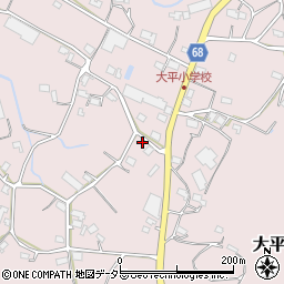 静岡県浜松市浜名区大平635周辺の地図